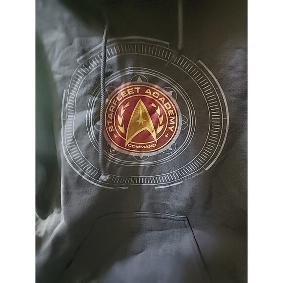 STAR TREK STARFLEET ACADEMY Pullover Hooded Sweatshirt Hoodie Small A130 New - Picture 4 of 6